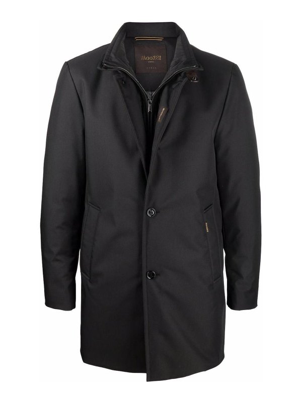 MOORER: padded jackets - Moorer Jacket black