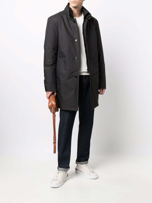 MOORER: padded jackets online - Moorer Jacket black