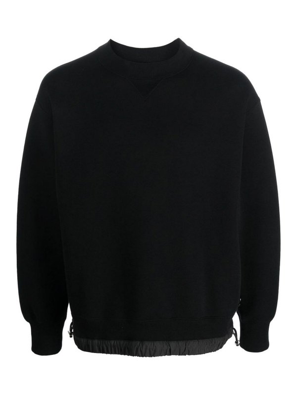 Sacai: スウェット＆セーター - スウェットシャツ/セーター - 黒