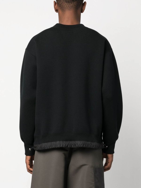 スウェットシャツ/セーター - 黒 shop online: Sacai