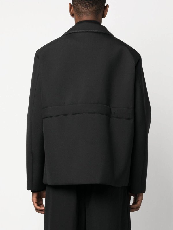 Sacai: カジュアルジャケット online - カジュアルジャケット - 黒