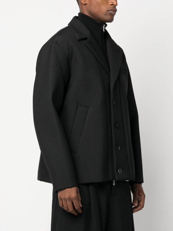 The Best Shops Sacai: カジュアルジャケット - カジュアルジャケット - 黒