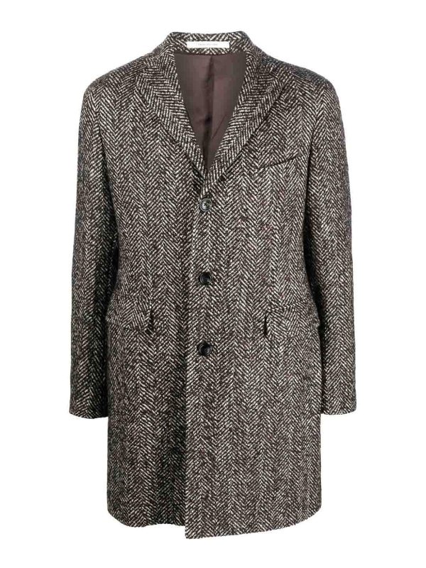 TAGLIATORE: short coats - Tagliatore coatmulticolour