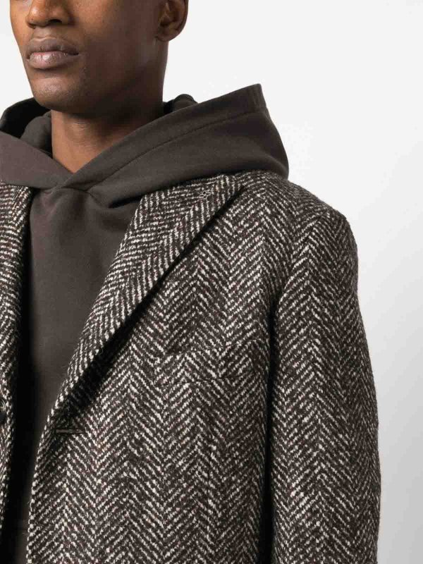 TAGLIATORE: short coats online - Tagliatore coatmulticolour