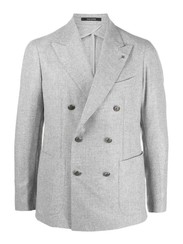 TAGLIATORE: Blazer - Blazer - Gris