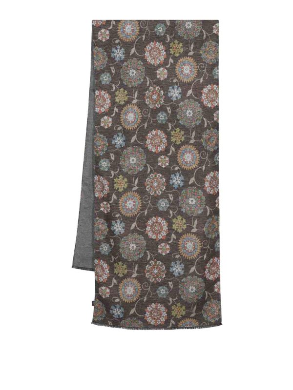 KITON: scarves - Kiton scarf multicolour