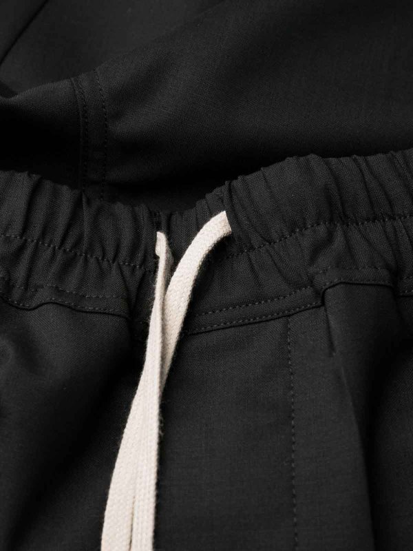 The Best Shops RICK OWENS: スウェットパンツ - トラックスーツ ボトムス - 黒