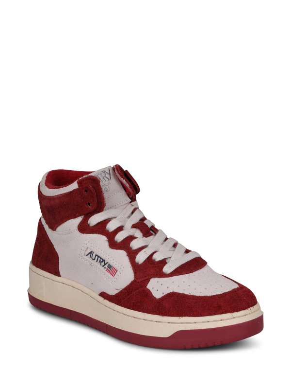 AUTRY: trainers online - Sneakers medalist mid in suede hair