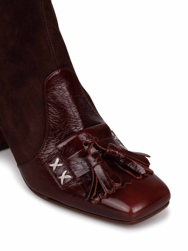 Flat Ankle Boots Chie Mihara Woman Colour Brown