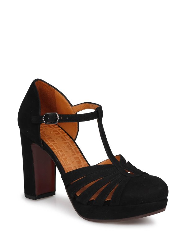 Chie Mihara: mules shoes online - Yeilo 105mm platform pumps