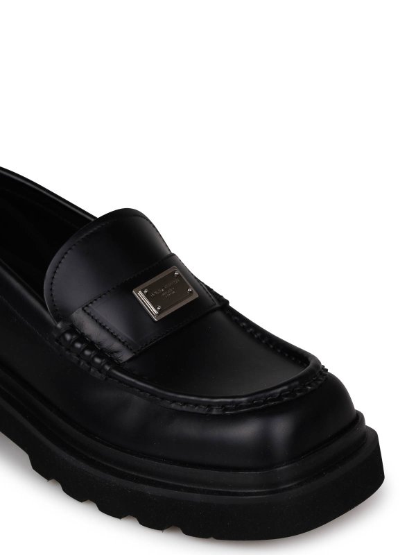 The Best Shops DOLCE & GABBANA: Mokassins und Slippers - Mokassins - Schwarz