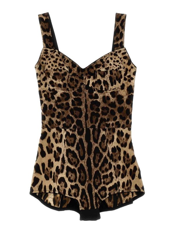 DOLCE & GABBANA: トップス＆タンクトップ - トップ/タンクトップ - マルチカラー