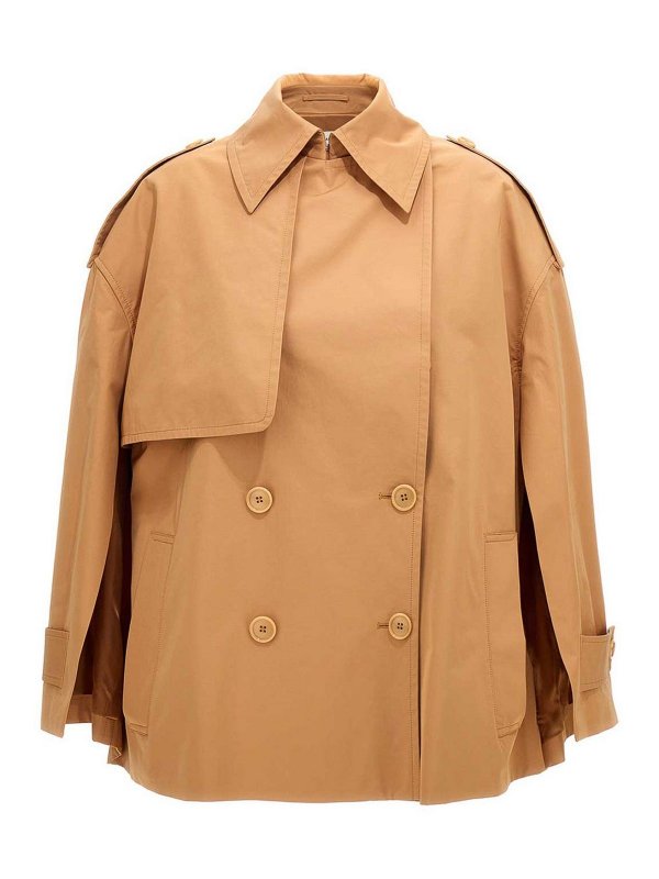 DRIES VAN NOTEN: トレンチコート - トレンチコート - ベージュ
