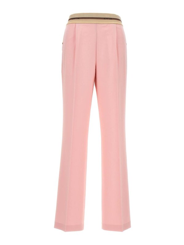 HELMUT LANG: casual trousers - Logo elastic pants