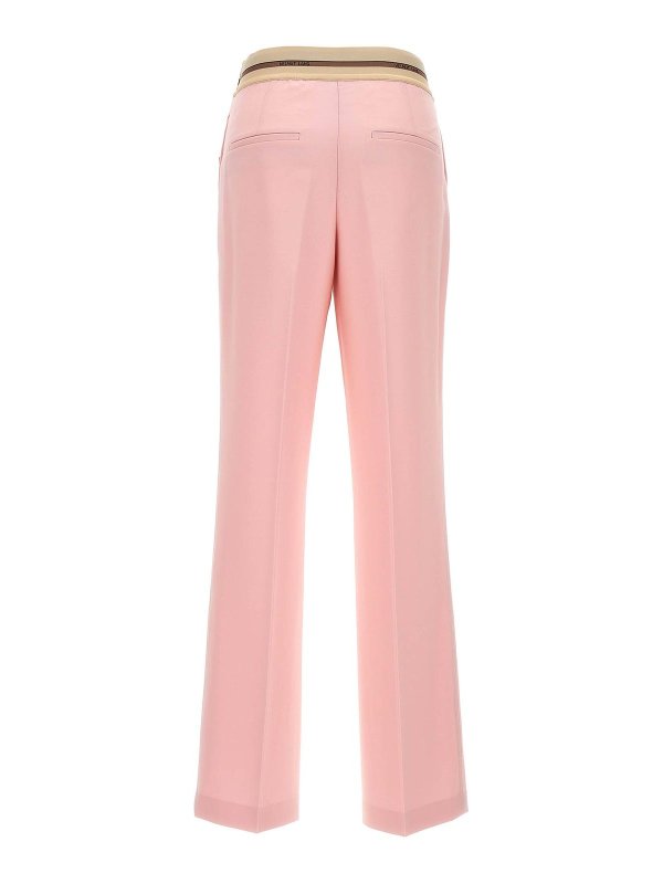 HELMUT LANG: casual trousers online - Logo elastic pants