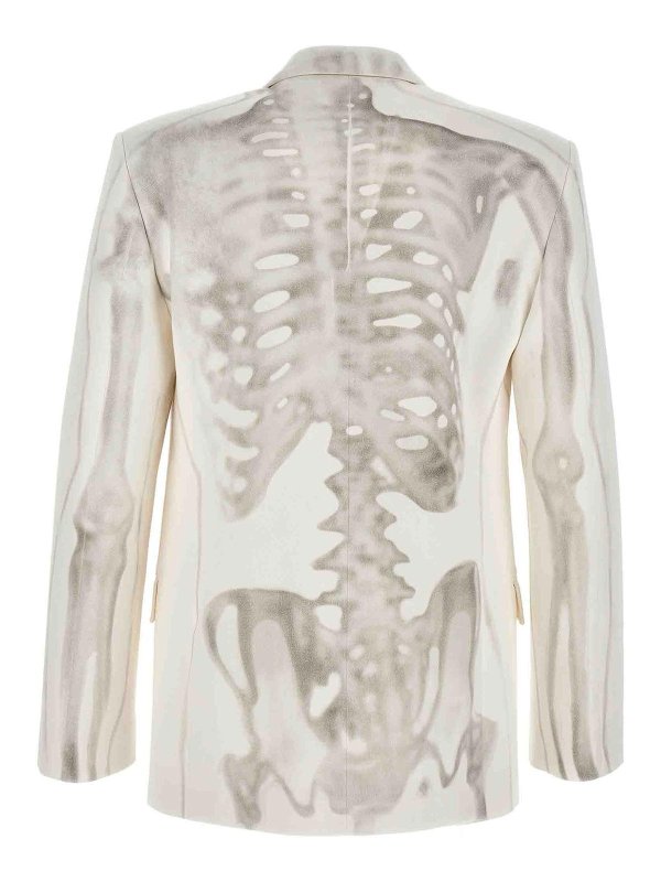 OFF-WHITE: casual jackets online - bones blazer jacket