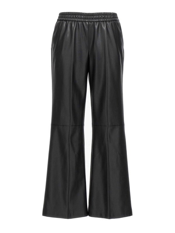 Nude: Trousers Shorts - Eco leather pants