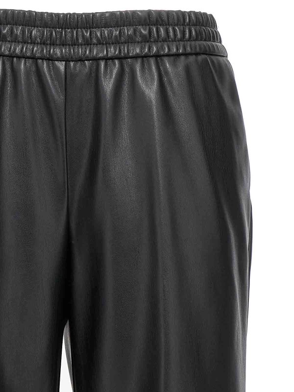 The Best Shops Nude: Trousers Shorts - Eco leather pants