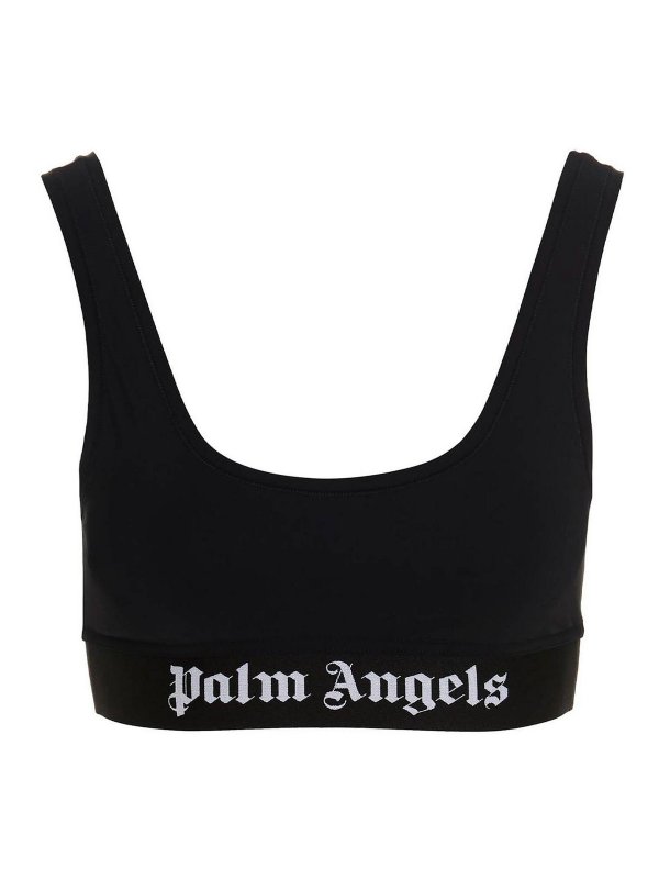 Palm Angels: Tops & Tank tops - classic logo sporty top