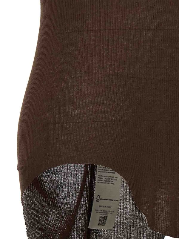 トップ/タンクトップ - ブラウン shop online: RICK OWENS