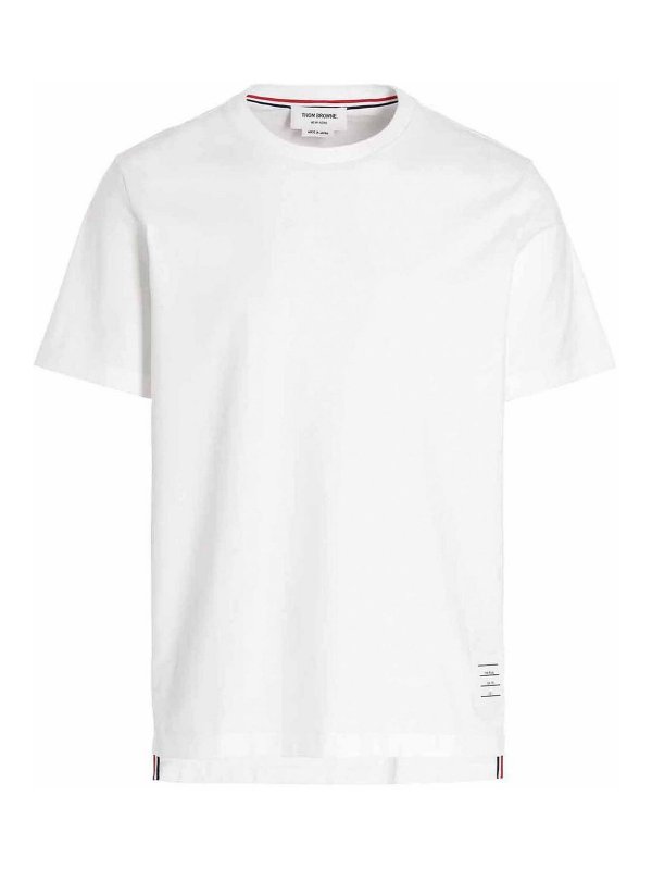 THOM BROWNE: t-shirt - T-shirt con logo