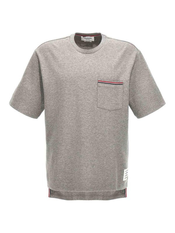 THOM BROWNE: Camisetas - Camiseta - Gris
