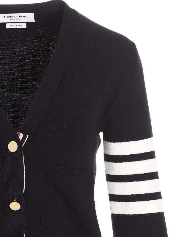 The Best Shops THOM BROWNE: Cárdigans - Cárdigan - Azul
