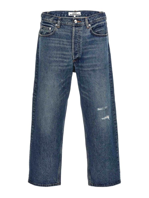 A.P.C.: Bootcut - Bootcut Jeans - Blau