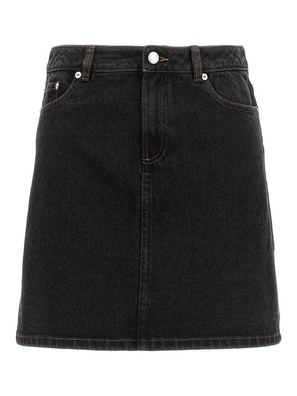 A.P.C.: Knielange und Midi Röcke - Midirock - Schwarz