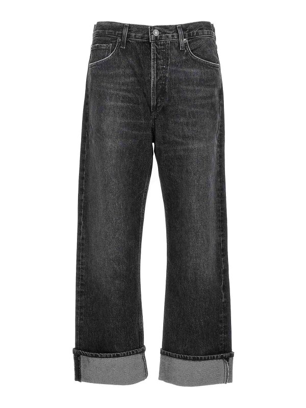 AGOLDE: Bootcut - Bootcut Jeans - Grau