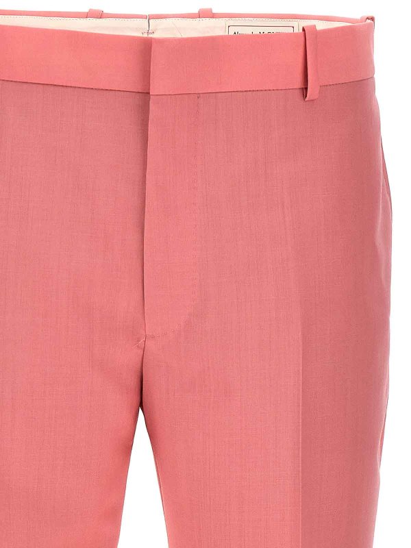 The Best Shops ALEXANDER MCQUEEN: Trousers Shorts - Cigarette pants