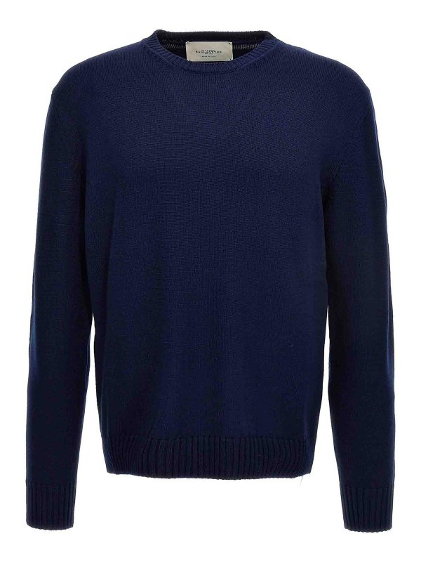 BALLANTYNE: Pull col rond - Pull Col Rond - Bleu