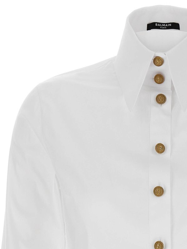 The Best Shops Balmain: shirts - Logo button shirt