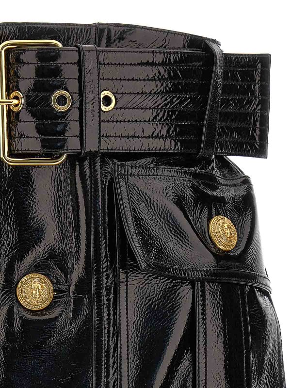 The Best Shops Balmain: Knielange und Midi Röcke - Midirock - Schwarz