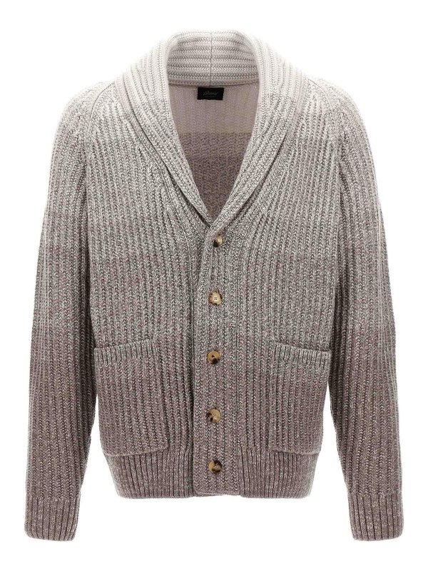 BRIONI: cardigans - Degrad cardigan