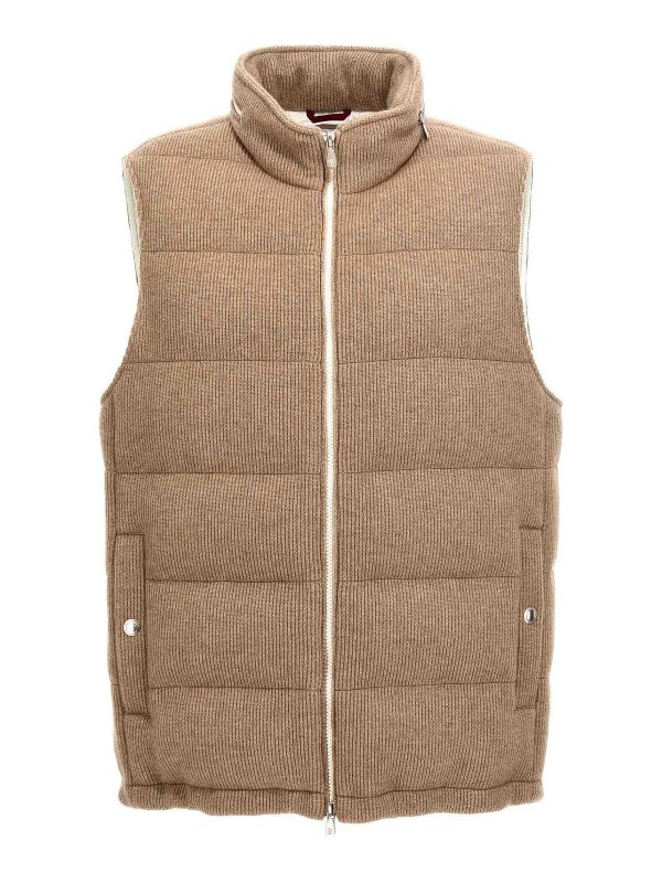 BRUNELLO CUCINELLI: Westen - Weste - Beige