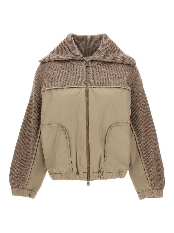 BRUNELLO CUCINELLI: ブレザー - ブレザー - ベージュ