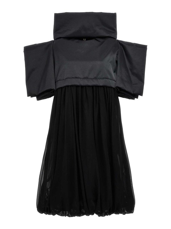 COMME DES GARCONS: Vestidos media pierna - Vestido Midi - Negro