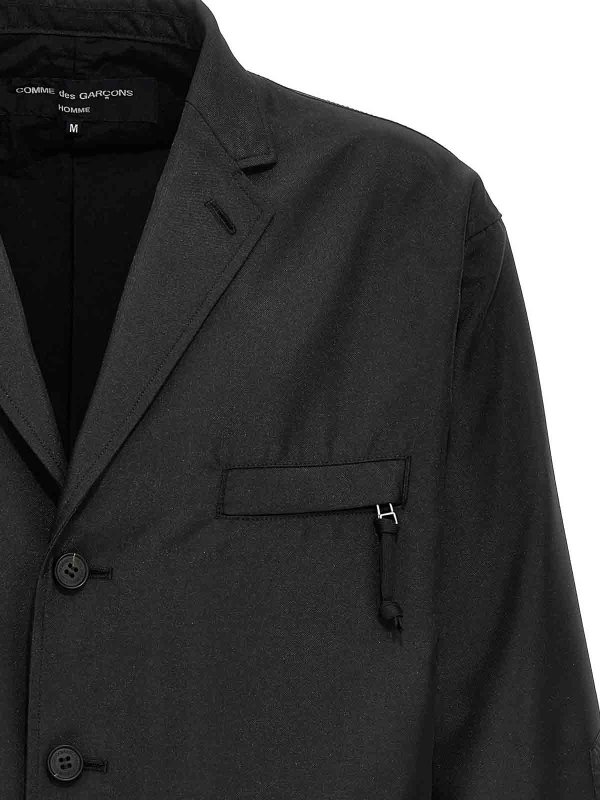The Best Shops COMME DES GARÇONS HOMMES PLUS: casual jackets - Technical fabric blazer jacket