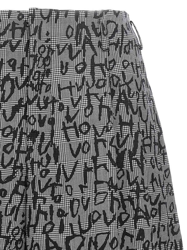 The Best Shops COMME DES GARÇONS HOMMES PLUS: Trousers Shorts - All over print brmuda shorts