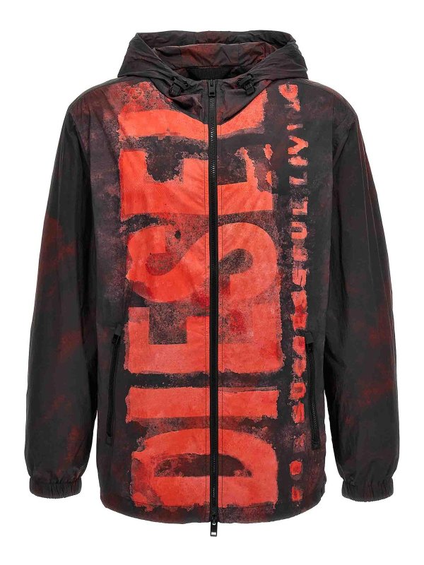 DIESEL: blazers - warrett hooded jacket