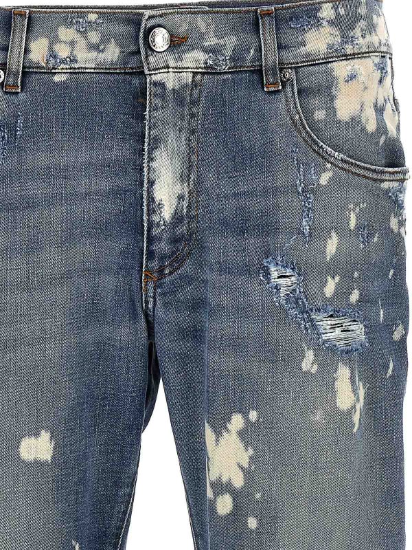 Dolce & Gabbana ブーツカットジーンズ - ライトブルー|GY07CDG8JH0S9001