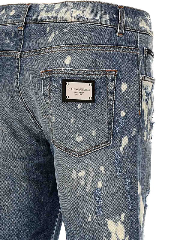 Dolce & Gabbana ブーツカットジーンズ - ライトブルー|GY07CDG8JH0S9001