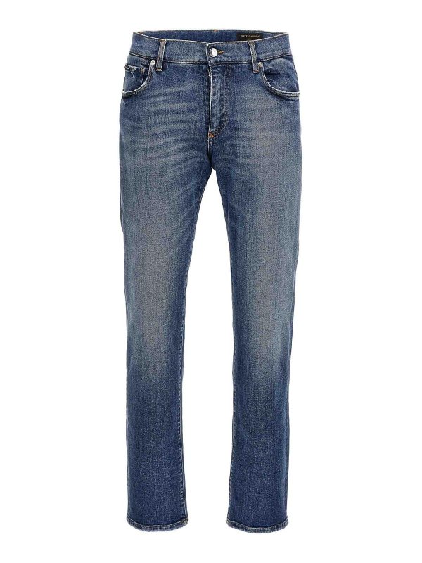 DOLCE & GABBANA: ブーツカットジーンズ - ブーツカットジーンズ - ブルー