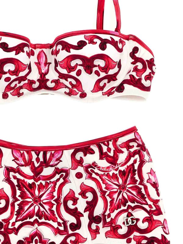 The Best Shops DOLCE & GABBANA: bikinis - Tiled bikini