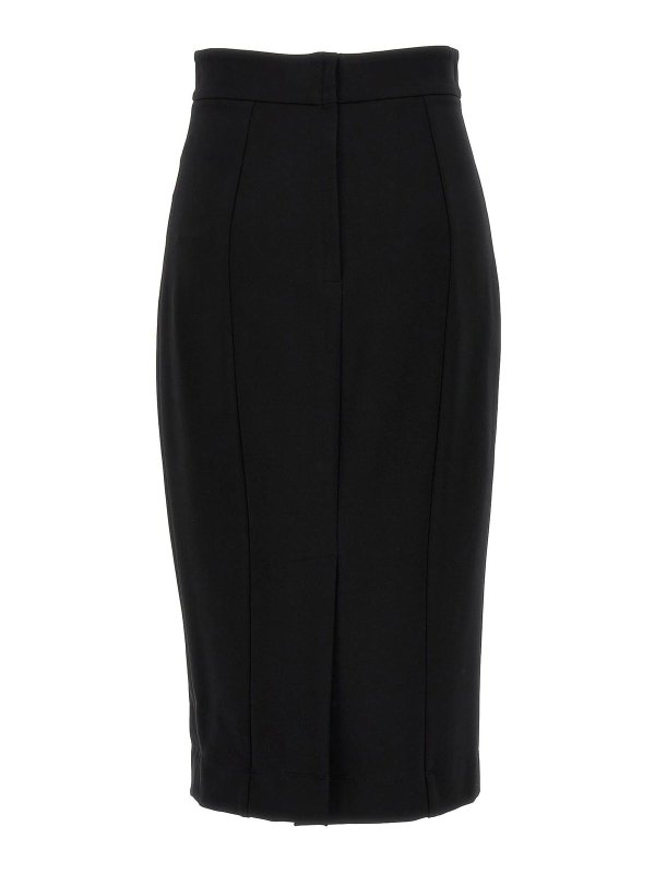 DOLCE & GABBANA: Knielange und Midi Röcke online - Midirock - Schwarz