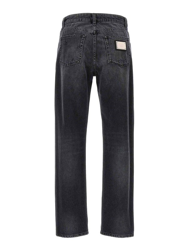 DOLCE & GABBANA: ブーツカットジーンズ online - ブーツカットジーンズ - 黒