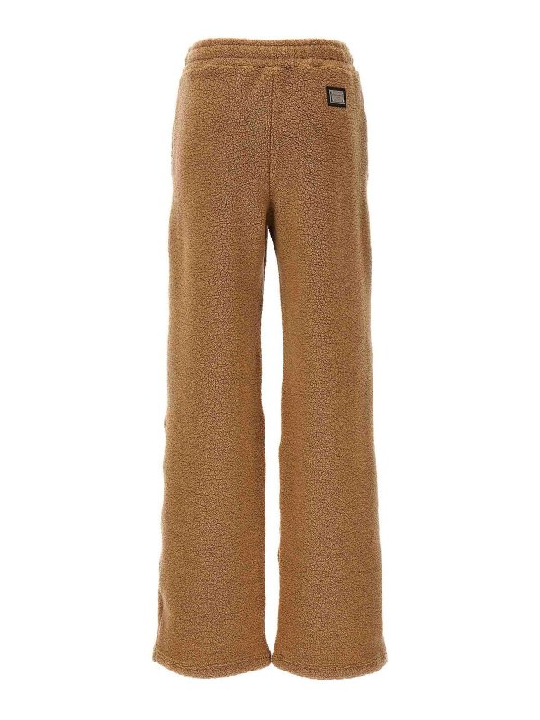 DOLCE & GABBANA: tracksuit bottoms online - Teddy joggers