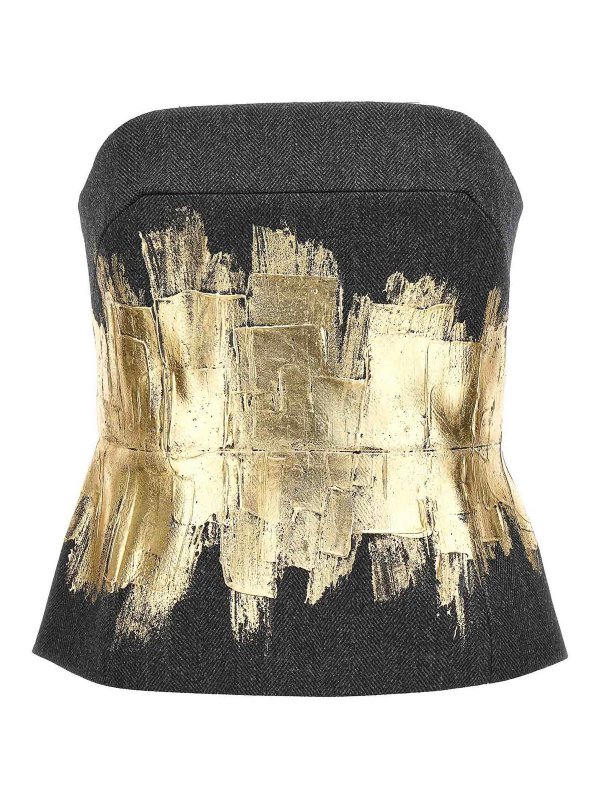 DRIES VAN NOTEN: Tops und Tank Tops - Top - Bunt