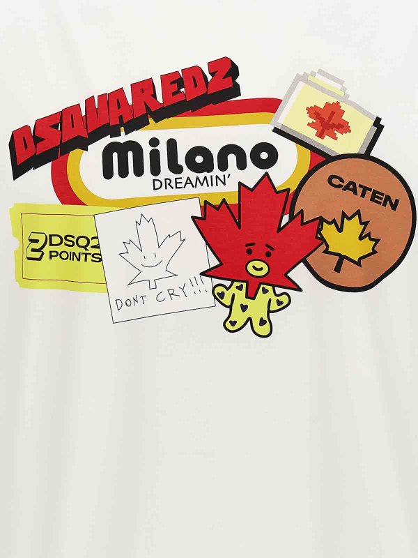 Printed t-shirt shop online: DSQUARED2